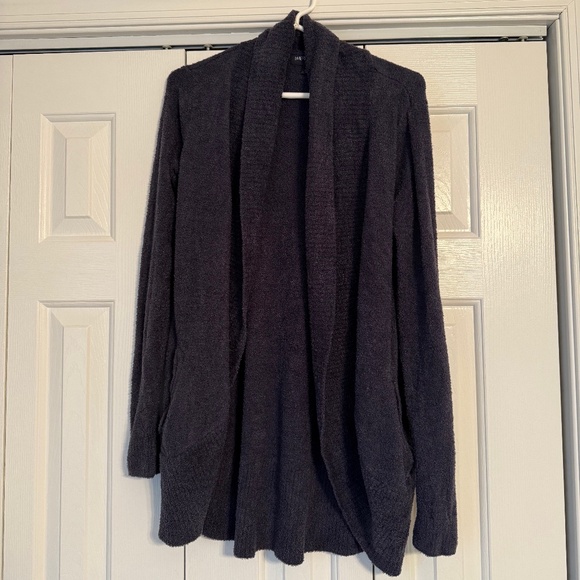 Barefoot Dreams CozyChic Lite Navy Women's Fleece Jacket (XS-S) Good Condition - Picture 1 of 4